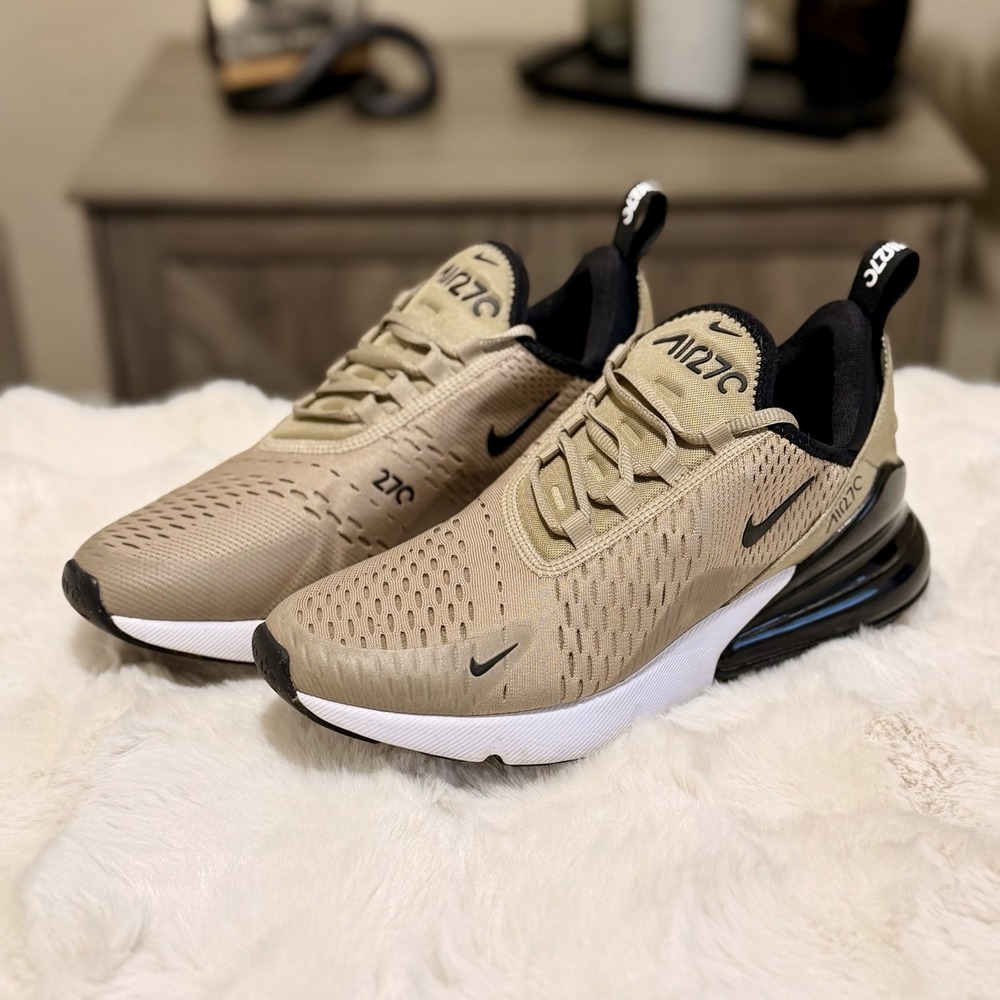 Nike Air Max 270 Mens Size 7 / Womens 8.5 FQ8830-247 Khaki Black White